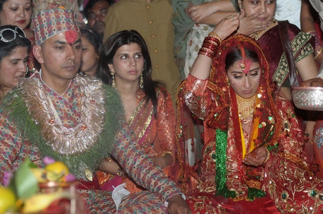 manisha koirala and samrat dahal-marriage- rituals
