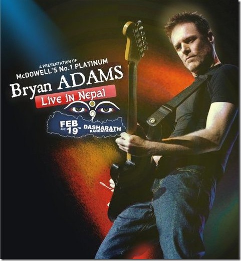 Bryan Adams-live-in-nepal-poster