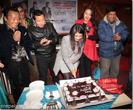 keki adhikari birthday cake cutting biteka pal