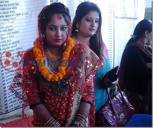 bhawana regmi as a bride