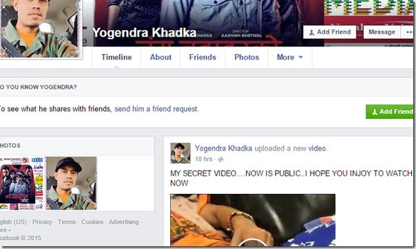 fake id of yogendra khadka 1