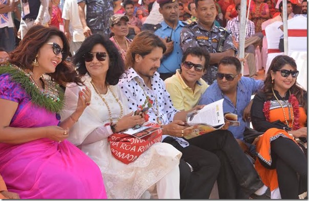 karishma manandhar with other artists