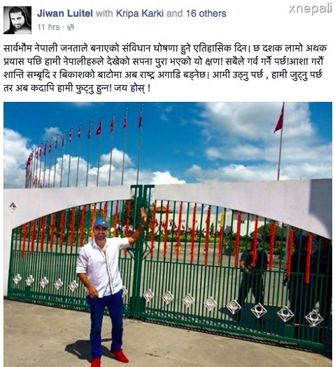 Jiwan Luitel on nepal constitution
