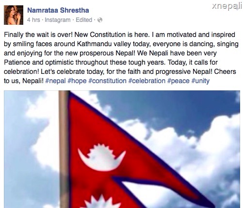 namrata shrestha on nepal constitution