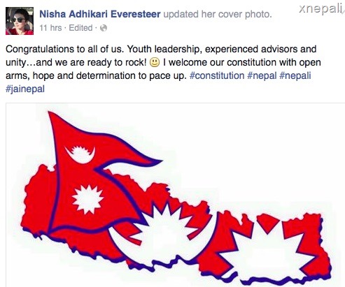 nisha adhikari on nepal constitution