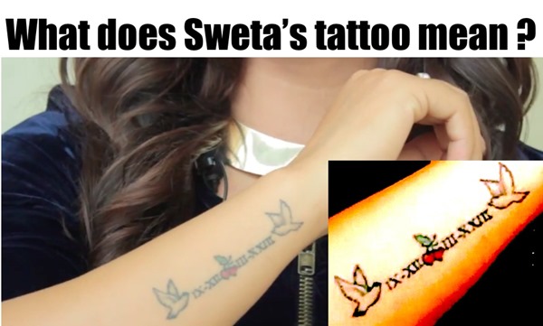 shweta khadka tattoo meaning
