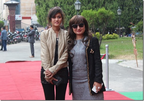 Anju pant and her daughter paritoshika siwakoti
