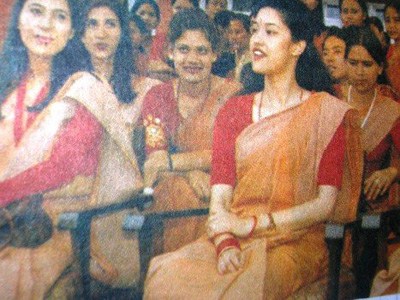 Princess-Shruti-Shah-Rana-padma-kanya college function
