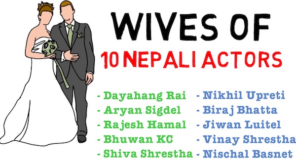 wives of 10 Nepali actors